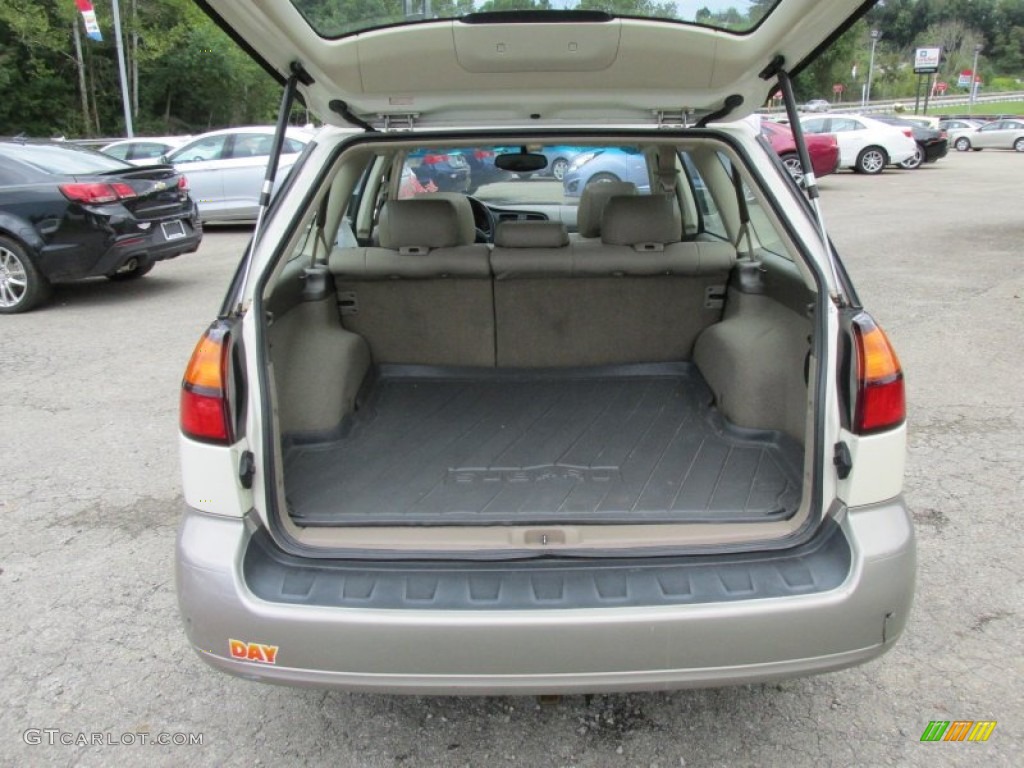 2003 Outback L.L. Bean Edition Wagon - White Frost Pearl / Beige photo #32