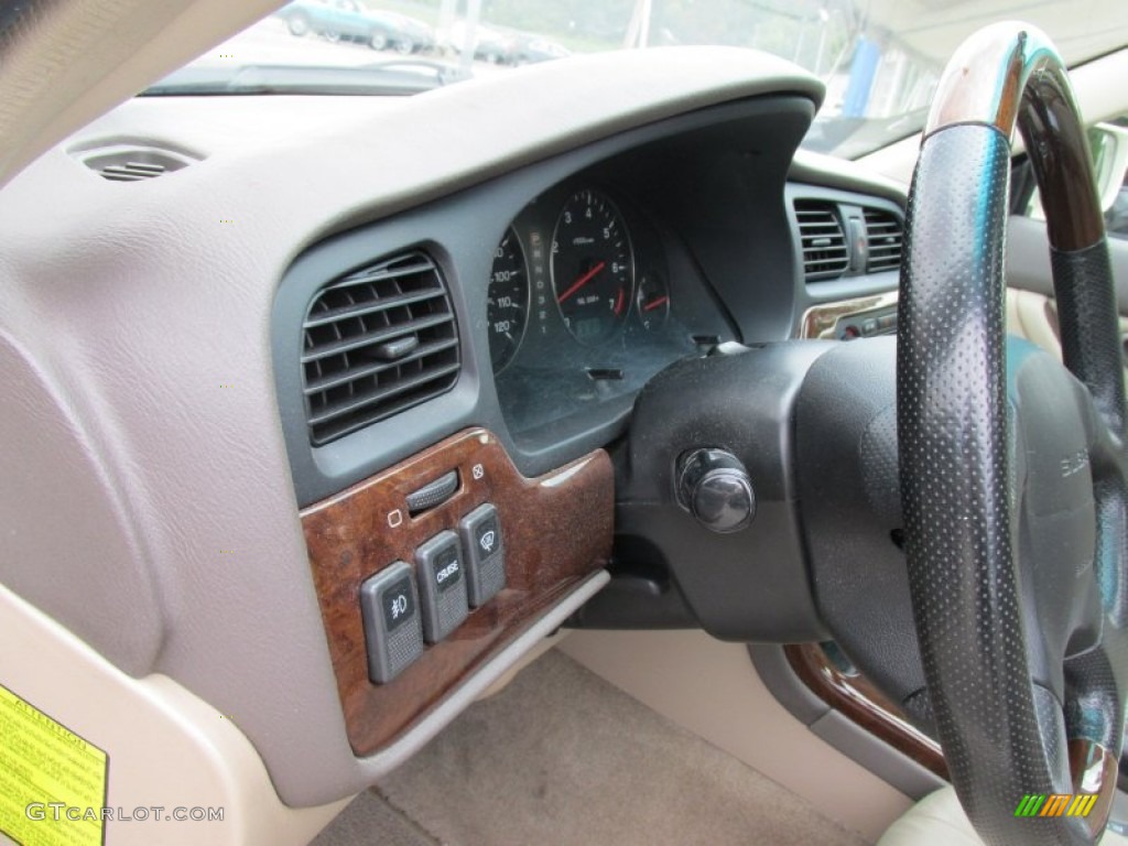 2003 Outback L.L. Bean Edition Wagon - White Frost Pearl / Beige photo #35