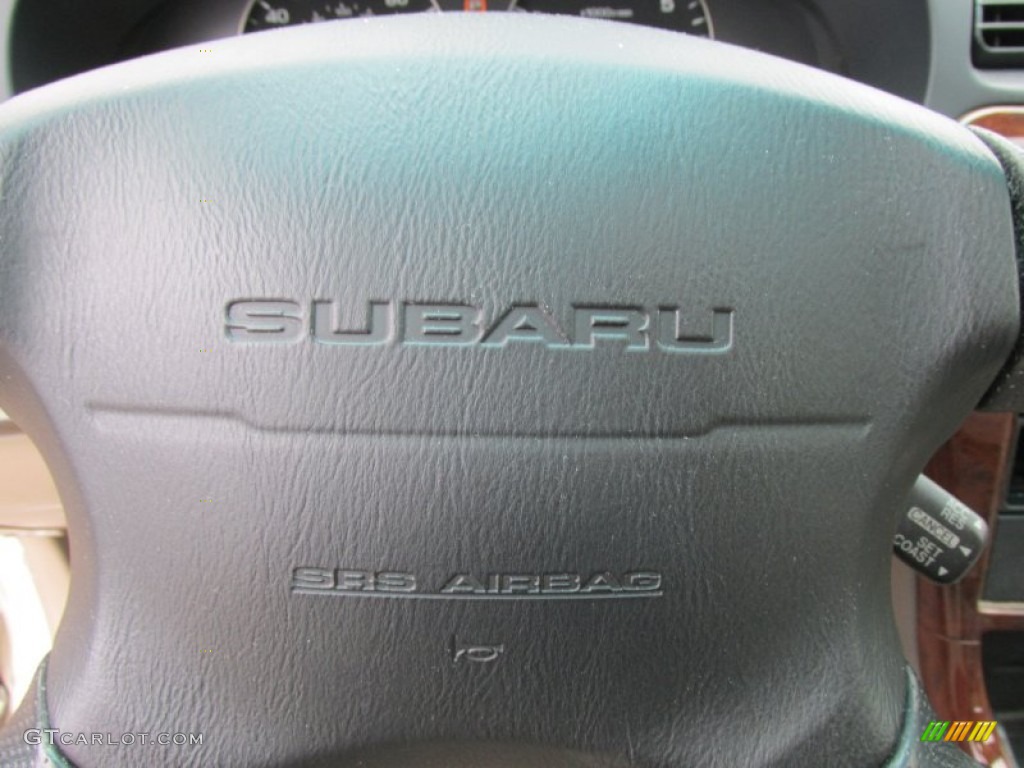 2003 Outback L.L. Bean Edition Wagon - White Frost Pearl / Beige photo #38