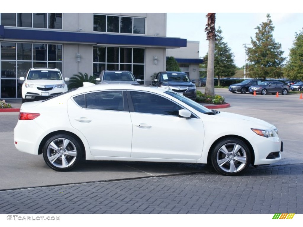 2013 ILX 2.0L Premium - Bellanova White Pearl / Parchment photo #3