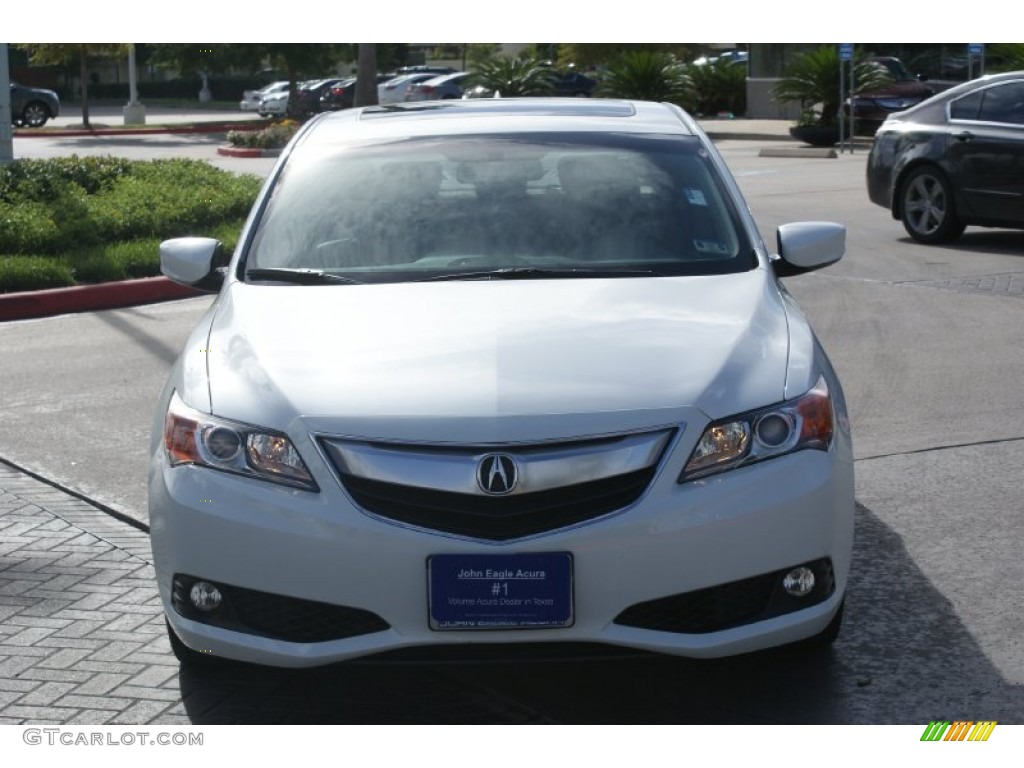 2013 ILX 2.0L Premium - Bellanova White Pearl / Parchment photo #5