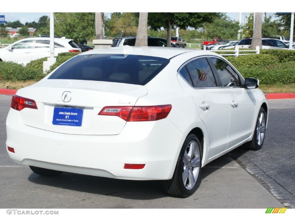 2013 ILX 2.0L Premium - Bellanova White Pearl / Parchment photo #8