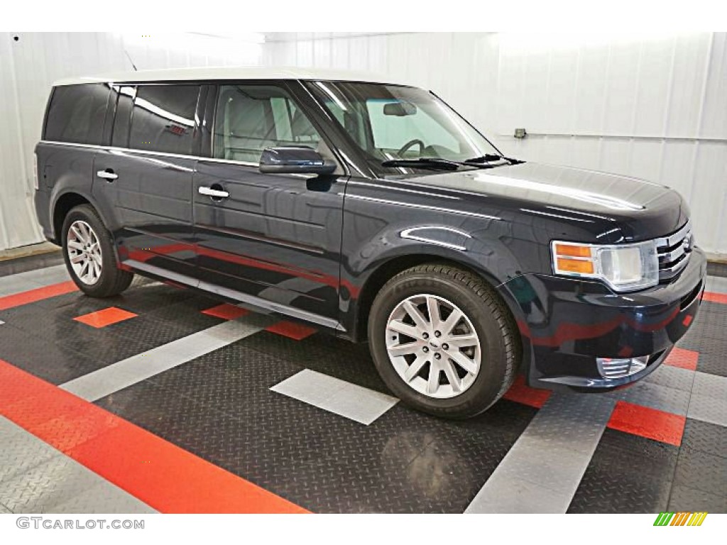 2010 Flex SEL AWD - Dark Ink Blue Metallic / Medium Light Stone photo #4