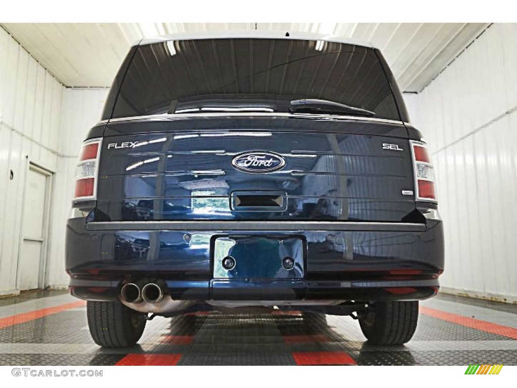 2010 Flex SEL AWD - Dark Ink Blue Metallic / Medium Light Stone photo #6