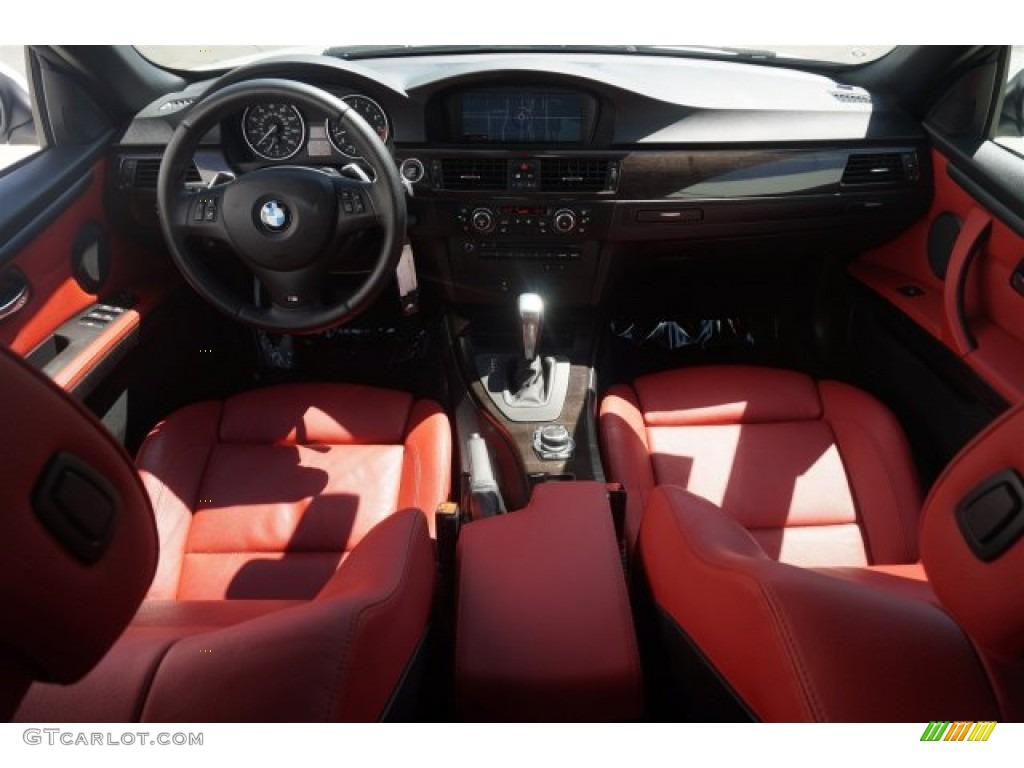 2011 3 Series 335i Convertible - Mineral White Metallic / Coral Red/Black Dakota Leather photo #12