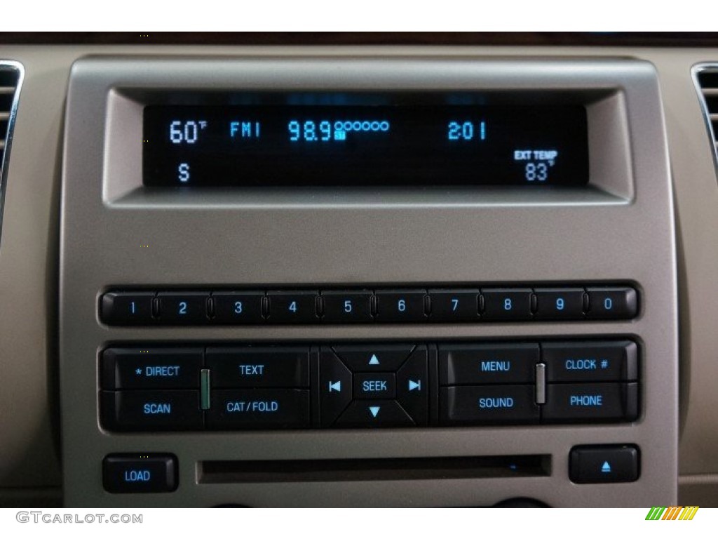 2010 Flex SEL AWD - Dark Ink Blue Metallic / Medium Light Stone photo #38