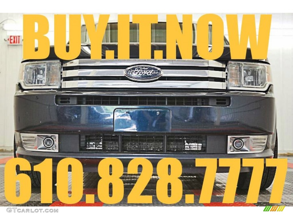 2010 Flex SEL AWD - Dark Ink Blue Metallic / Medium Light Stone photo #74