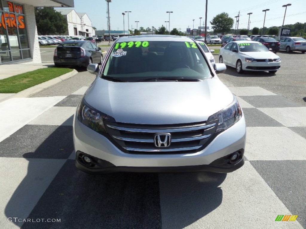 2012 CR-V EX - Alabaster Silver Metallic / Gray photo #2