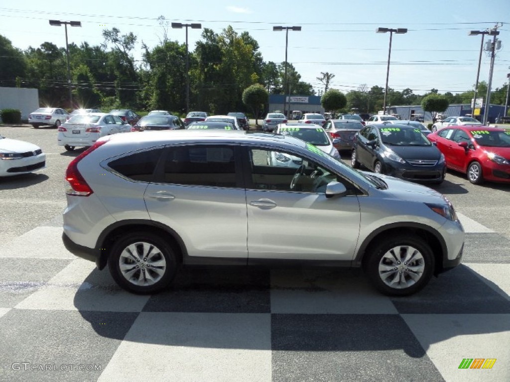 2012 CR-V EX - Alabaster Silver Metallic / Gray photo #3