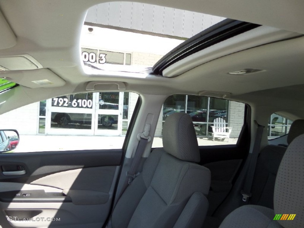 2012 CR-V EX - Alabaster Silver Metallic / Gray photo #11