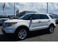 2015 Oxford White Ford Explorer XLT  photo #3