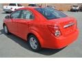 2014 Red Hot Chevrolet Sonic LT Sedan  photo #4