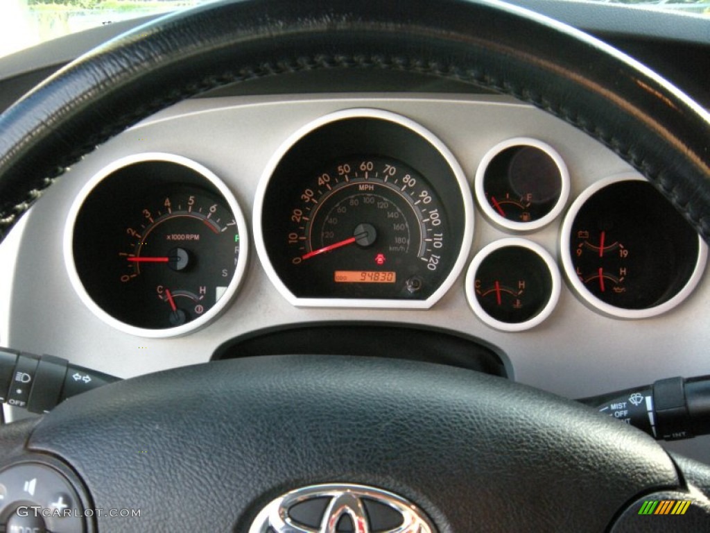 2008 Tundra SR5 CrewMax 4x4 - Super White / Graphite Gray photo #47