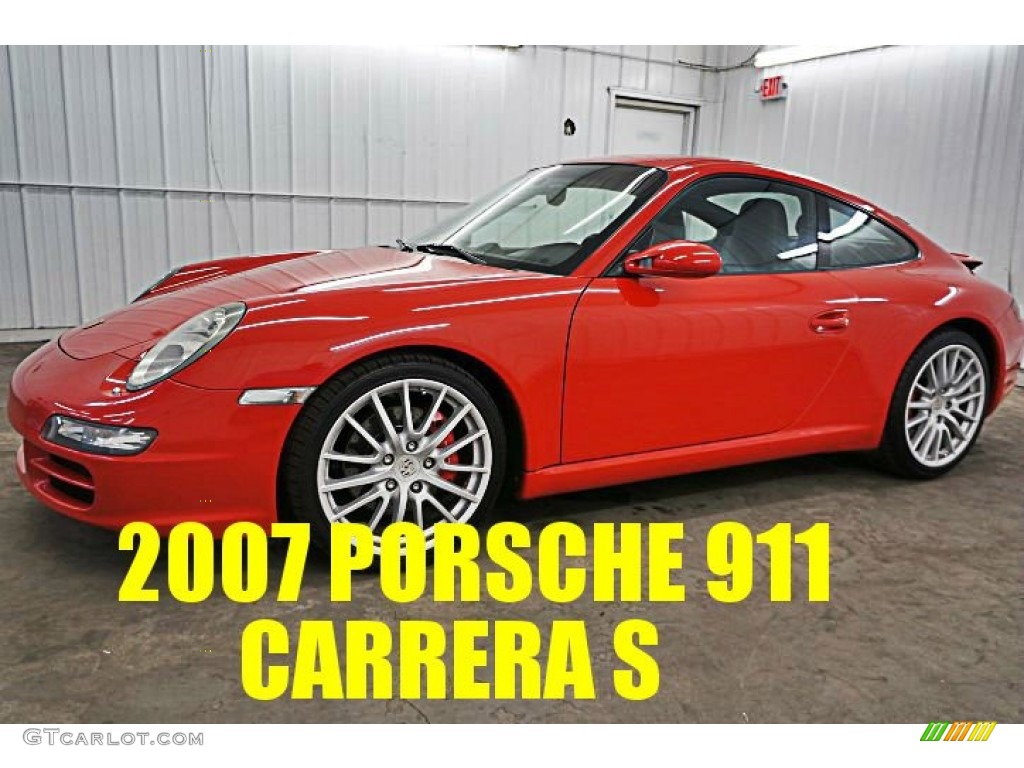 2007 911 Carrera S Coupe - Guards Red / Black photo #1