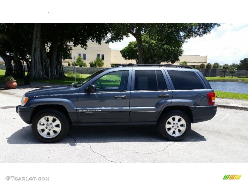 2001 Grand Cherokee Laredo - Steel Blue Pearl / Agate photo #2