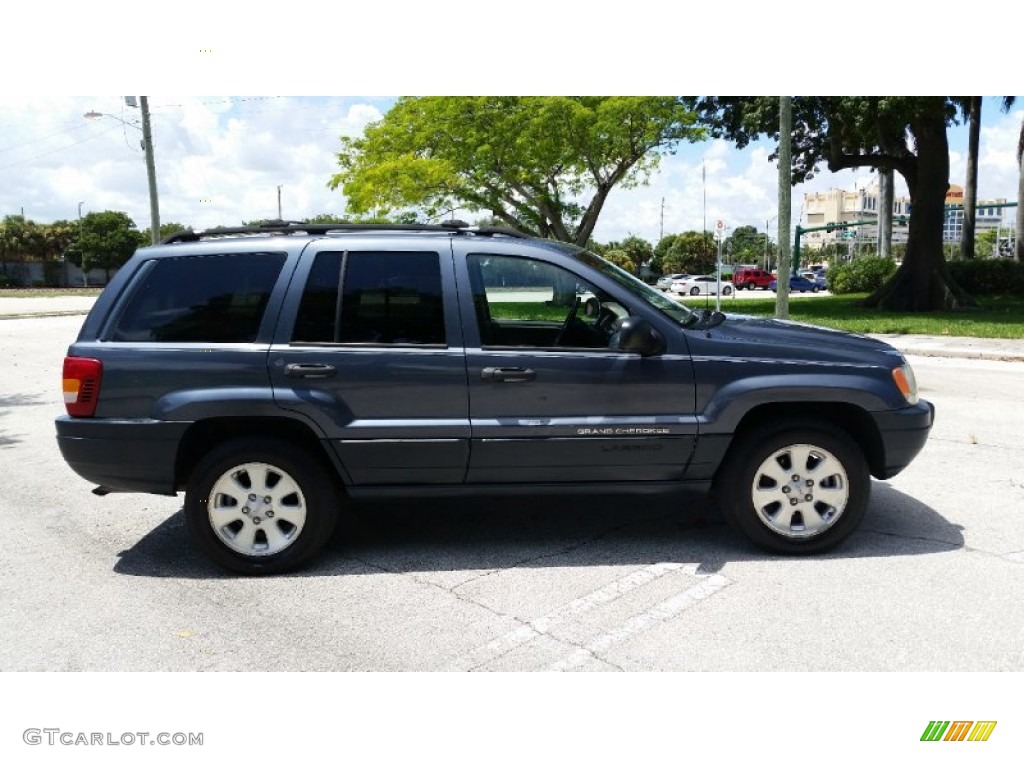 2001 Grand Cherokee Laredo - Steel Blue Pearl / Agate photo #5