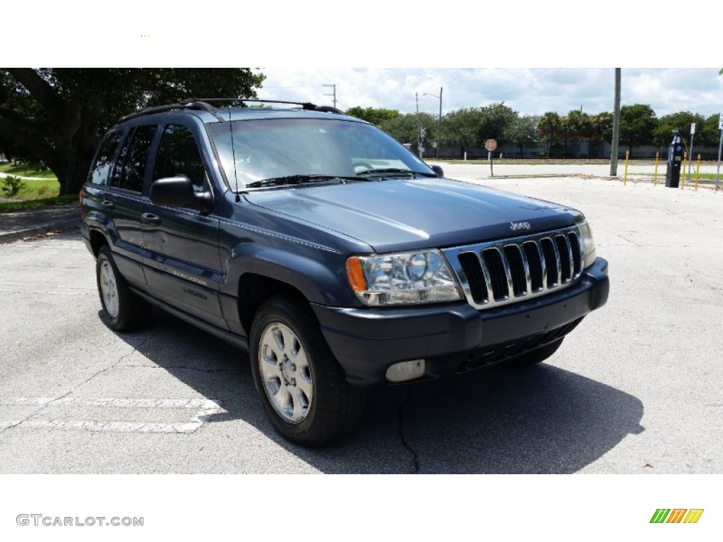 2001 Grand Cherokee Laredo - Steel Blue Pearl / Agate photo #6