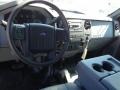2014 Vermillion Red Ford F550 Super Duty XL Regular Cab 4x4 Dump Truck  photo #3