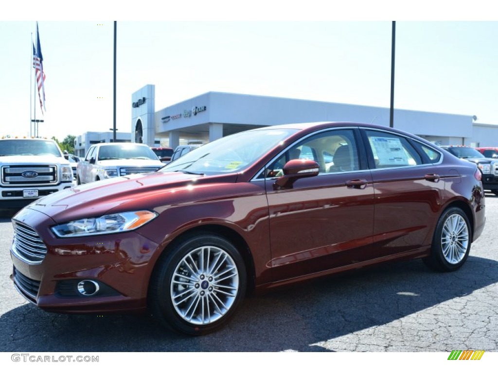 2015 Fusion SE - Bronze Fire Metallic / Dune photo #3