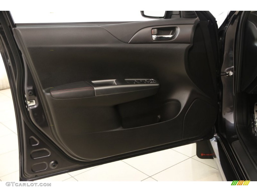 2013 Subaru Impreza WRX Premium 5 Door WRX Carbon Black Door Panel Photo #96914215