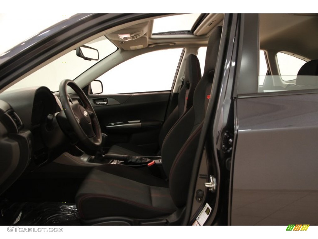 2013 Impreza WRX Premium 5 Door - Dark Gray Metallic / WRX Carbon Black photo #5