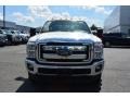 White Platinum - F350 Super Duty Lariat Crew Cab 4x4 DRW Photo No. 4