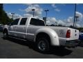 White Platinum - F350 Super Duty Lariat Crew Cab 4x4 DRW Photo No. 31