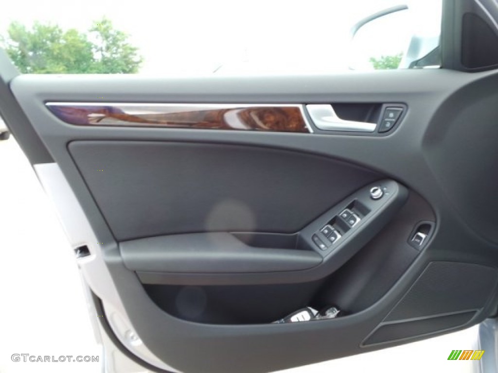 2015 Audi A4 2.0T Premium Black Door Panel Photo #96915907