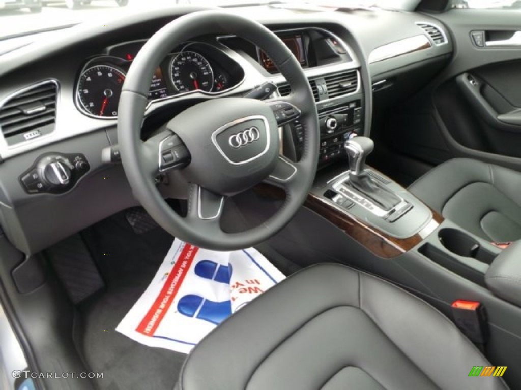 Black Interior 2015 Audi A4 2.0T Premium Photo #96915931