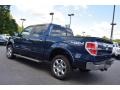 2014 Blue Jeans Ford F150 Lariat SuperCrew 4x4  photo #30