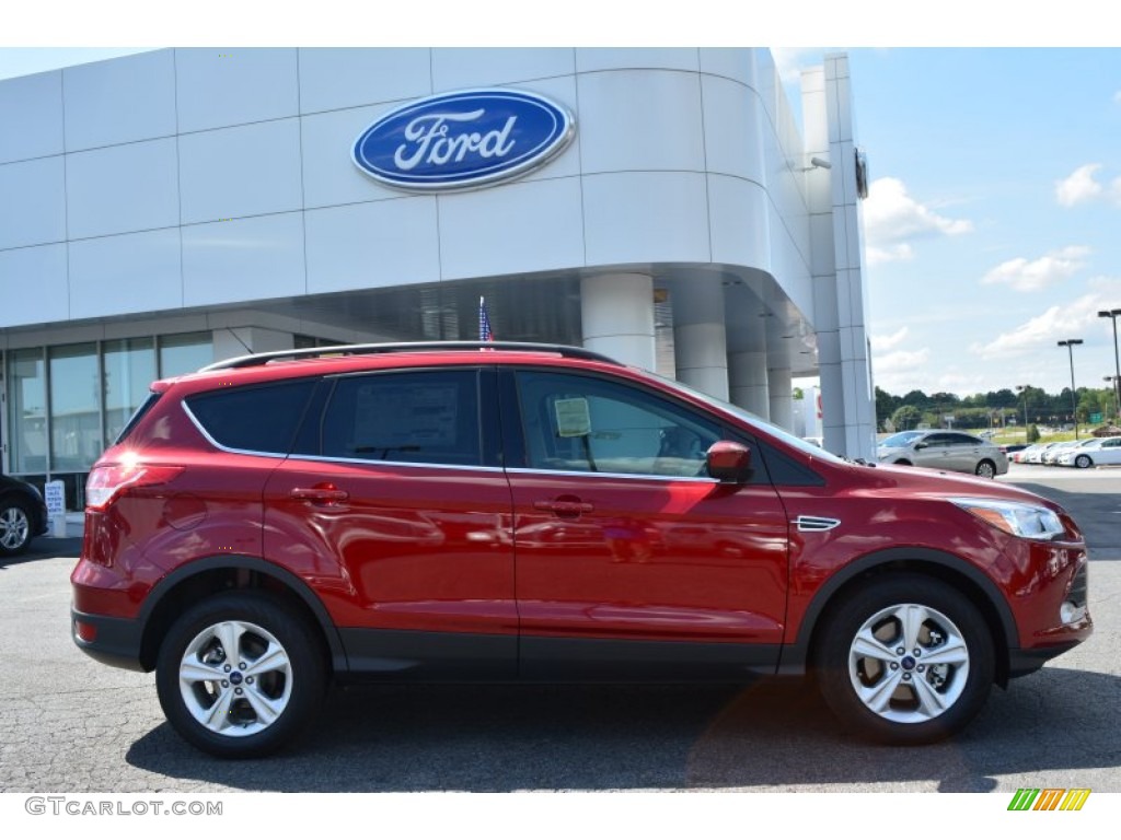 2014 Escape SE 1.6L EcoBoost 4WD - Ruby Red / Medium Light Stone photo #2