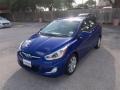 2014 Marathon Blue Hyundai Accent GLS 4 Door  photo #1