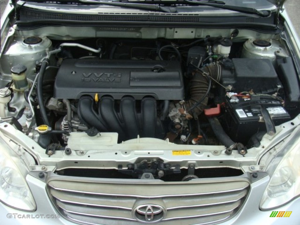 2004 Toyota Corolla LE 1.8 Liter DOHC 16-Valve VVT-i 4 Cylinder Engine Photo #96919594