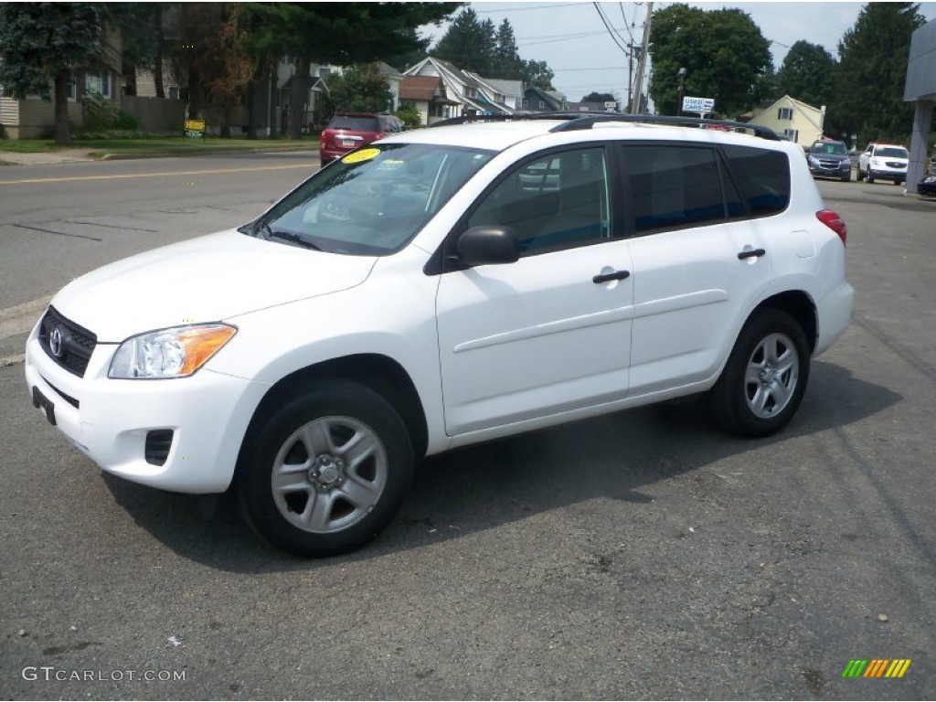 2011 RAV4 I4 4WD - Super White / Ash photo #1