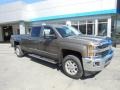 2015 Brownstone Metallic Chevrolet Silverado 3500HD LTZ Crew Cab 4x4  photo #3