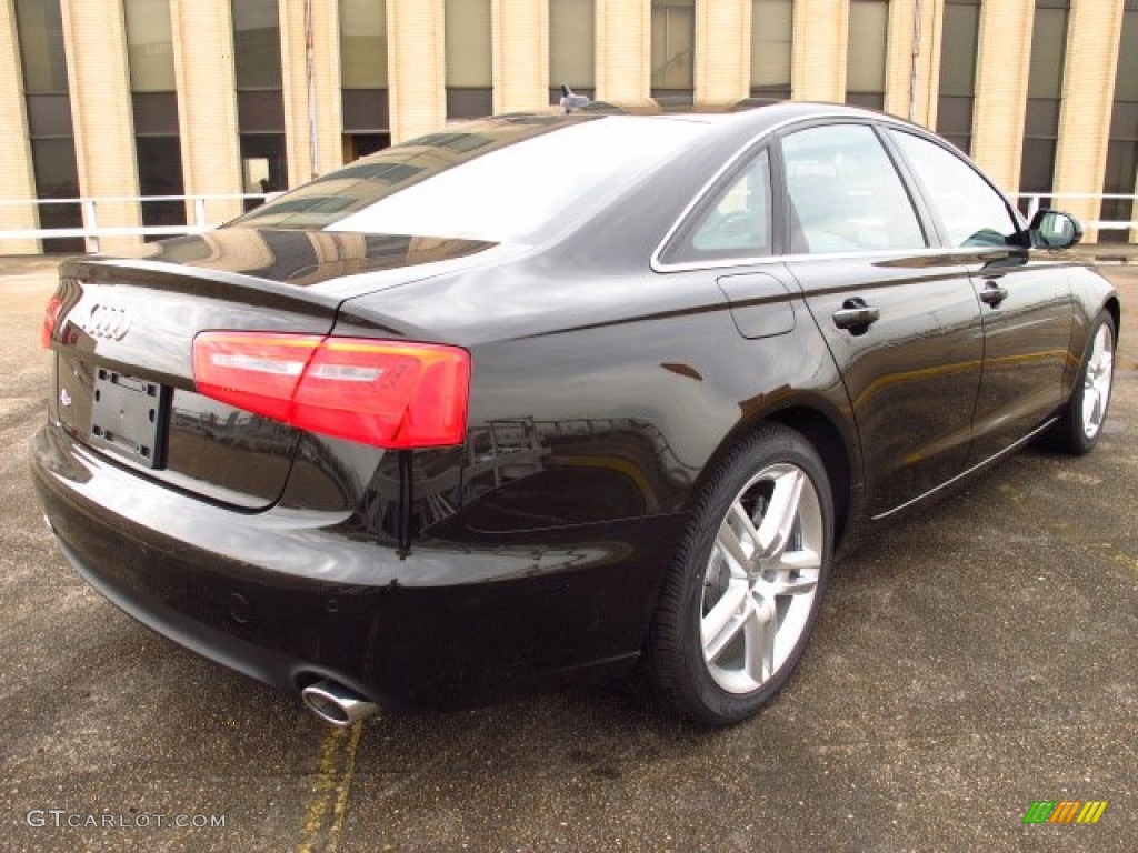 2014 A6 2.0T quattro Sedan - Havanna Black Metallic / Black photo #2