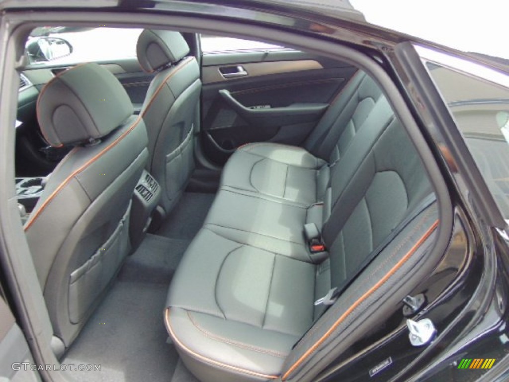 Black Orange Interior 2015 Hyundai Sonata Sport 2 0t Photo