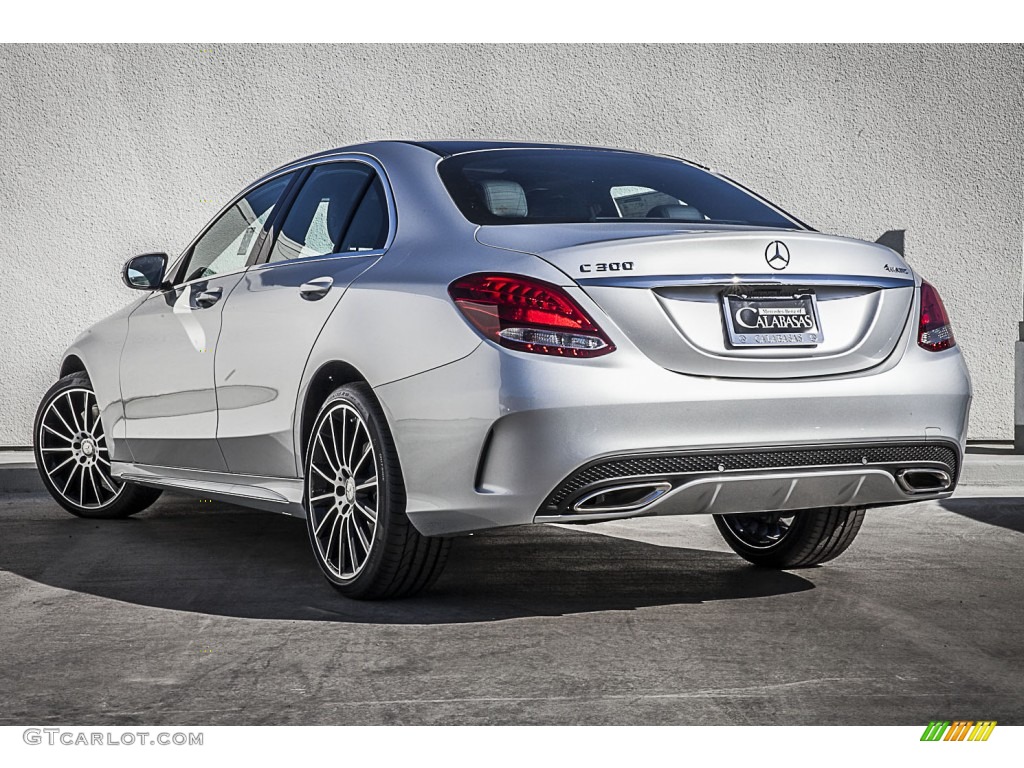2015 C 300 4Matic - Iridium Silver Metallic / Black photo #2