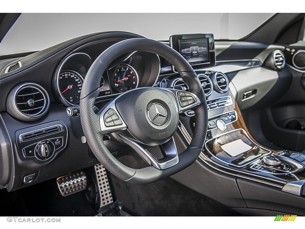 2015 C 300 4Matic - Iridium Silver Metallic / Black photo #5