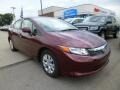 Crimson Pearl - Civic LX Sedan Photo No. 1