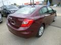 Crimson Pearl - Civic LX Sedan Photo No. 6