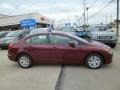 Crimson Pearl - Civic LX Sedan Photo No. 7