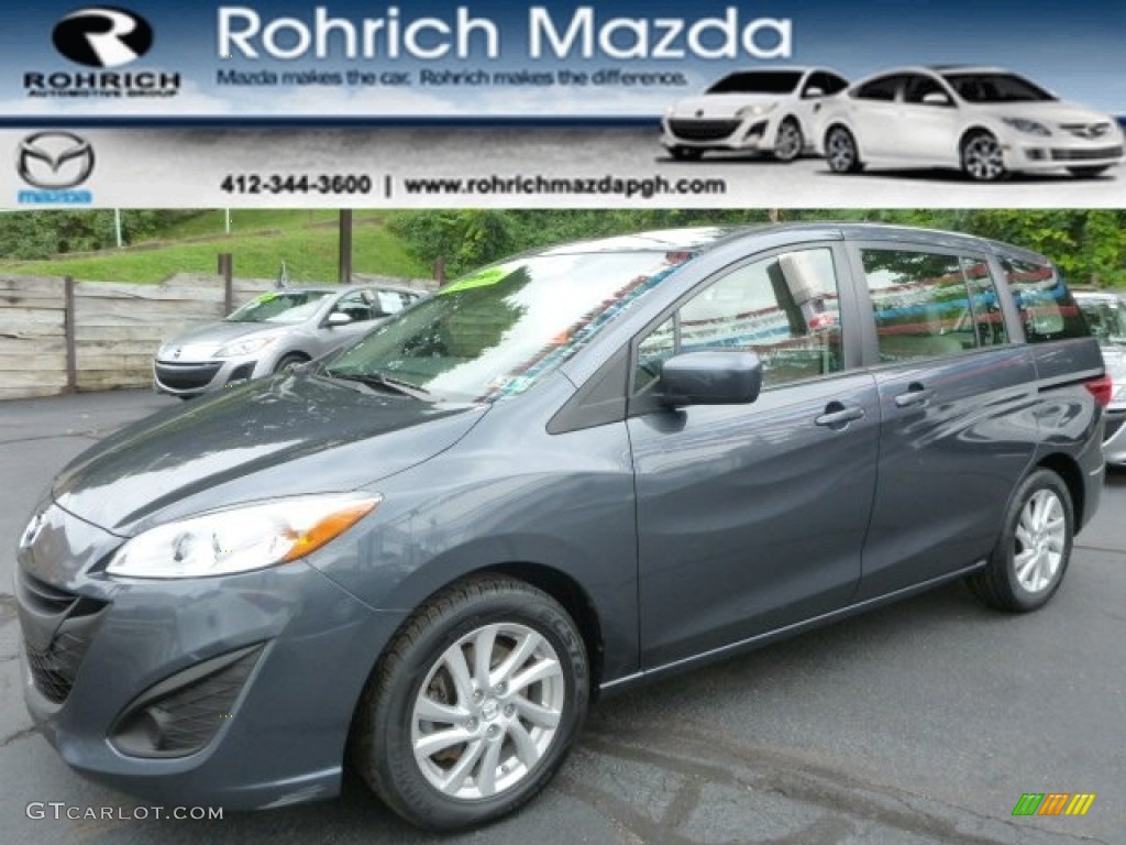 2012 MAZDA5 Sport - Metropolitan Gray Metallic / Black photo #1