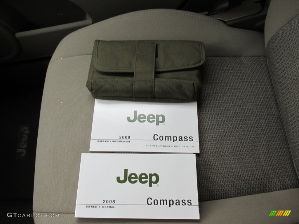 2008 Compass Sport 4x4 - Jeep Green Metallic / Pastel Pebble Beige photo #32