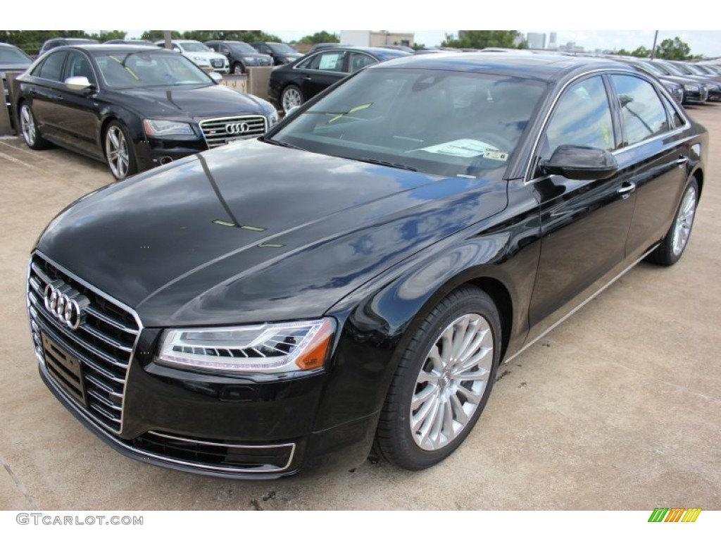 2015 A8 L 4.0T quattro - Brilliant Black / Black photo #3