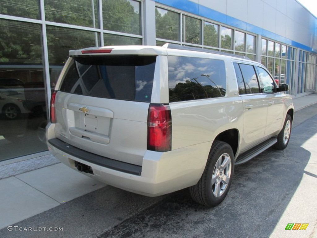 2015 Suburban LT 4WD - Champagne Silver Metallic / Jet Black photo #4