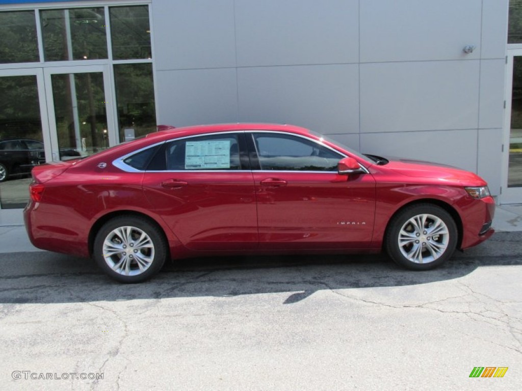 2015 Impala LT - Red Rock Metallic / Jet Black/Dark Titanium photo #2