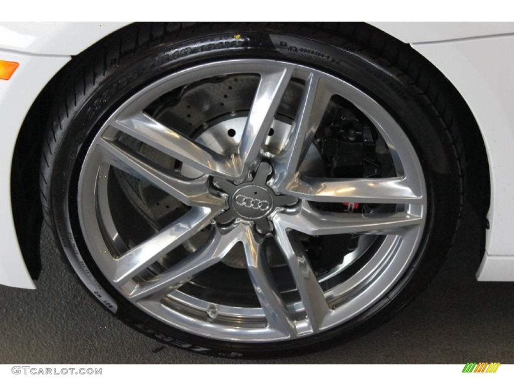 2015 R8 V8 - Ibis White / Luxor Beige photo #4