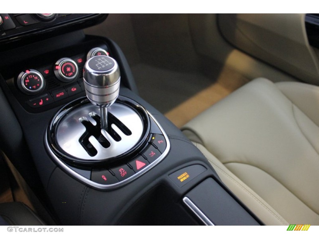 2015 R8 V8 - Ibis White / Luxor Beige photo #13