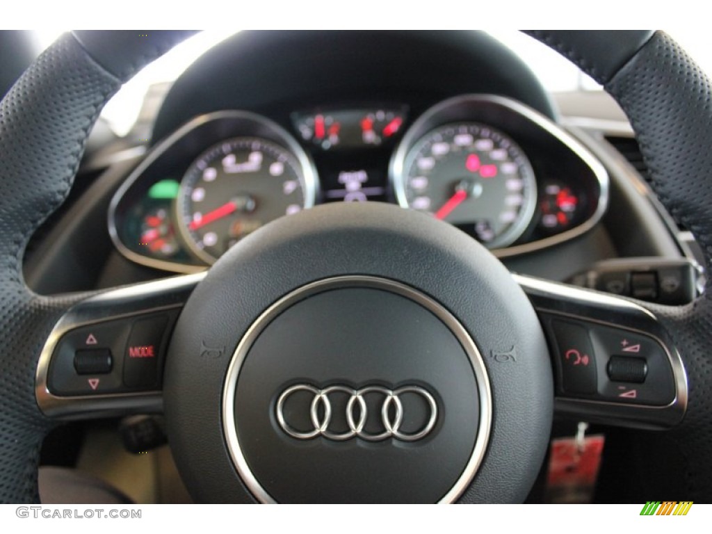 2015 R8 V8 - Ibis White / Luxor Beige photo #22